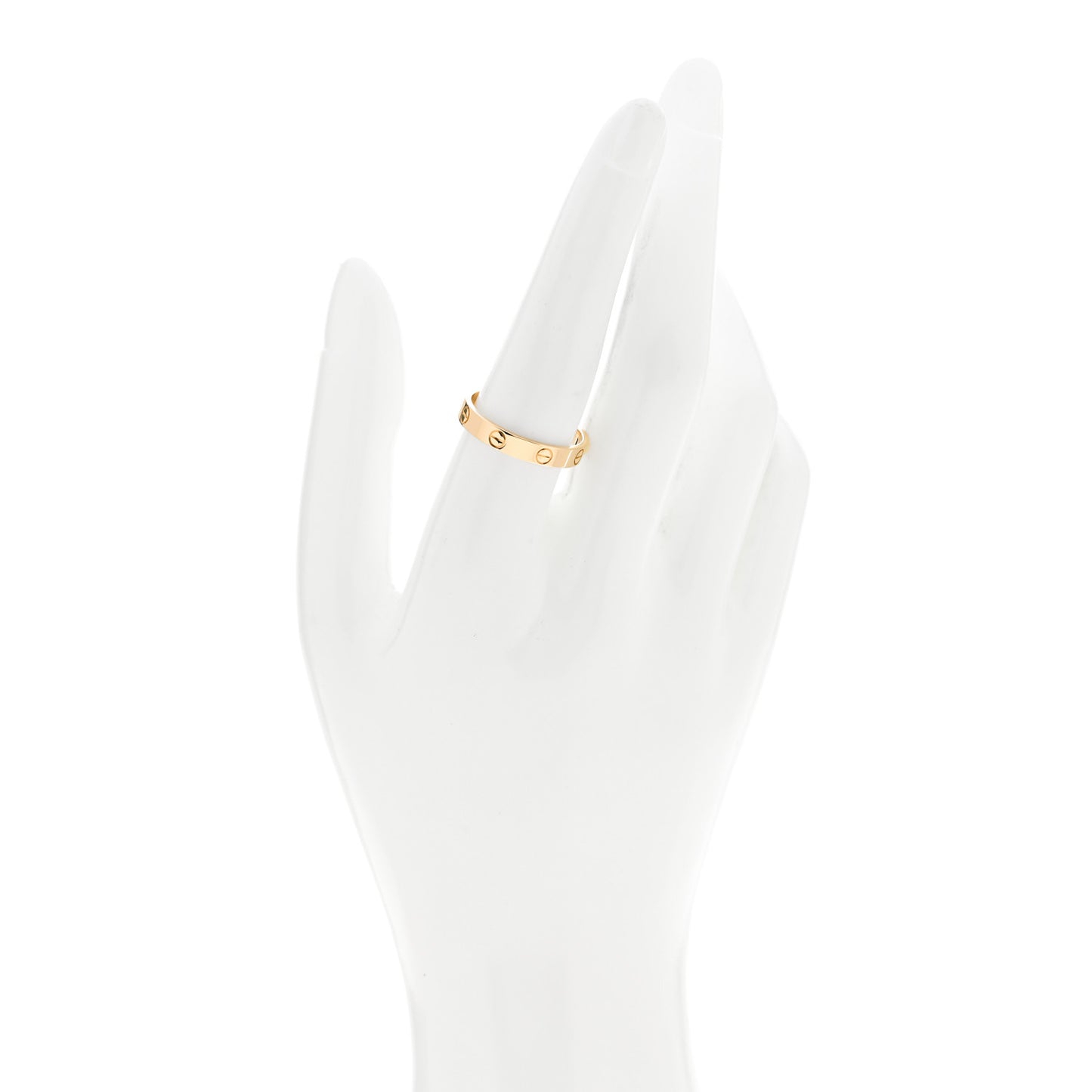 18K Yellow Gold 3.5mm LOVE Wedding Band Ring 59 8.75