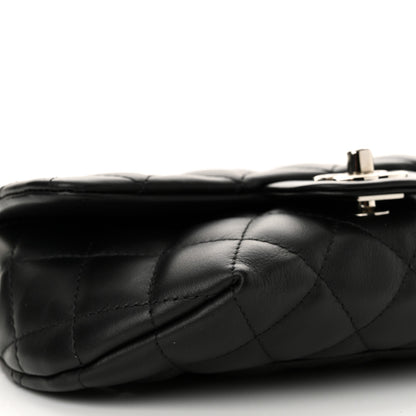 Chanel Calfskin Quilted CC Uniform Flap Belt Bag Black 10 of 11