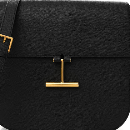 Tom Ford Calfskin Medium T Clasp Tara Crossbody Bag Black 7 of 11