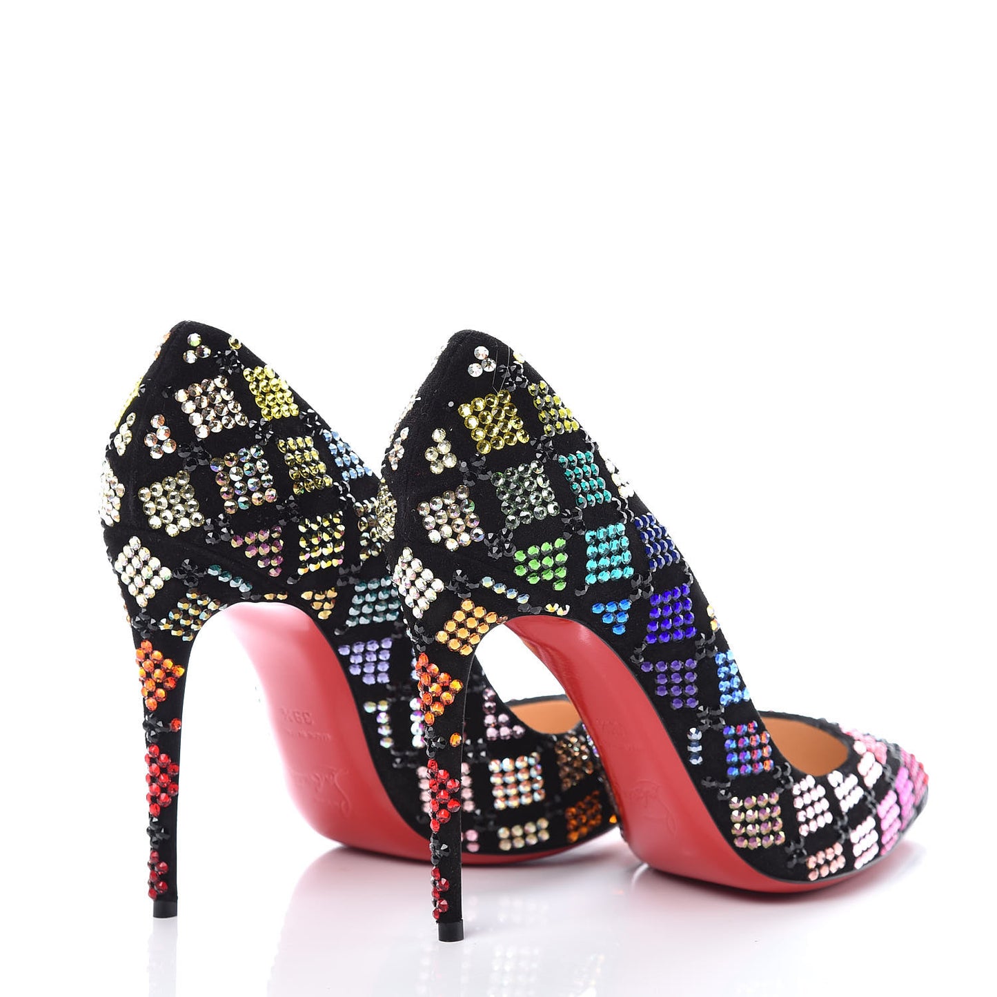 Crystal Arletta 100 Pumps 39.5 Black Multicolor