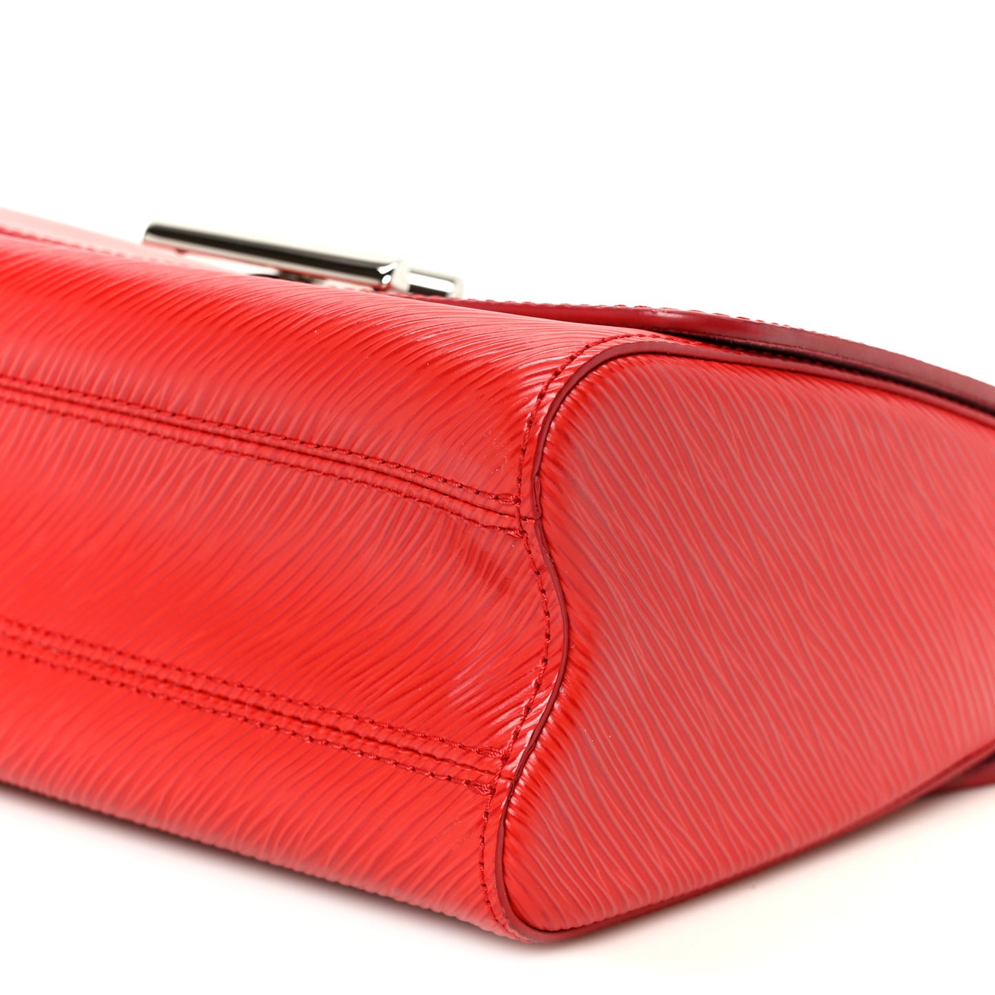 Epi Twist Shoulder Bag MM Coquelicot
