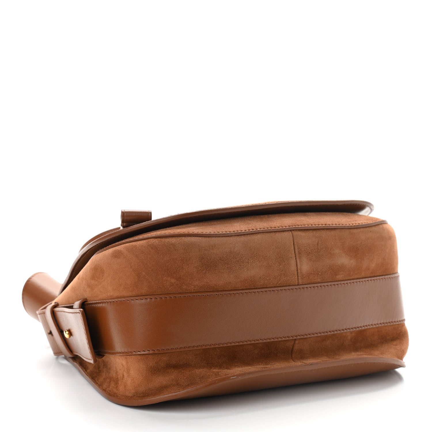 Tom Ford Suede Jennifer Saddle Bag Tobacco 4 of 10