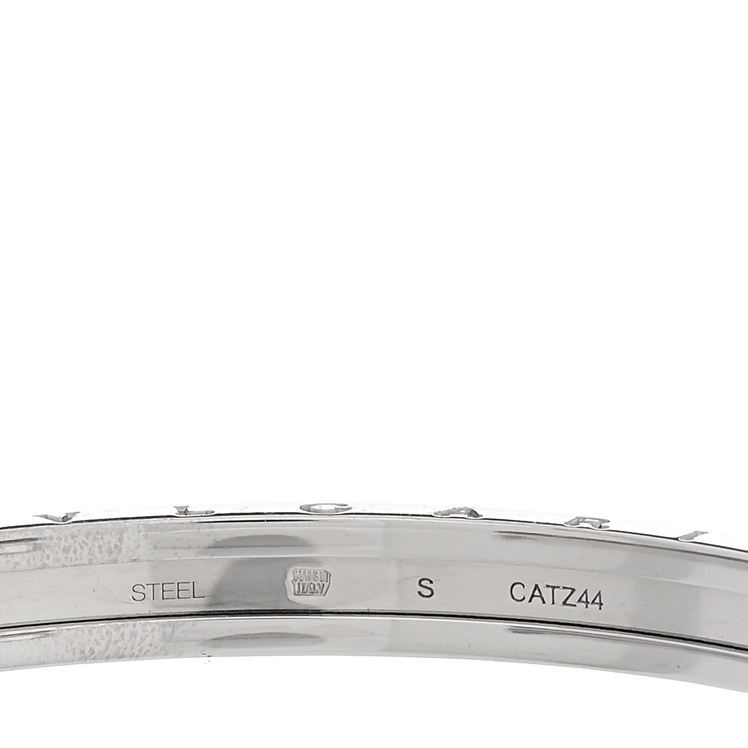 Bulgari 18K Rose Gold Stainless Steel B.Zero1 Cuff Bracelet S 3 of 4