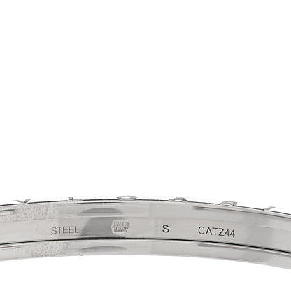 Bulgari 18K Rose Gold Stainless Steel B.Zero1 Cuff Bracelet S 3 of 4