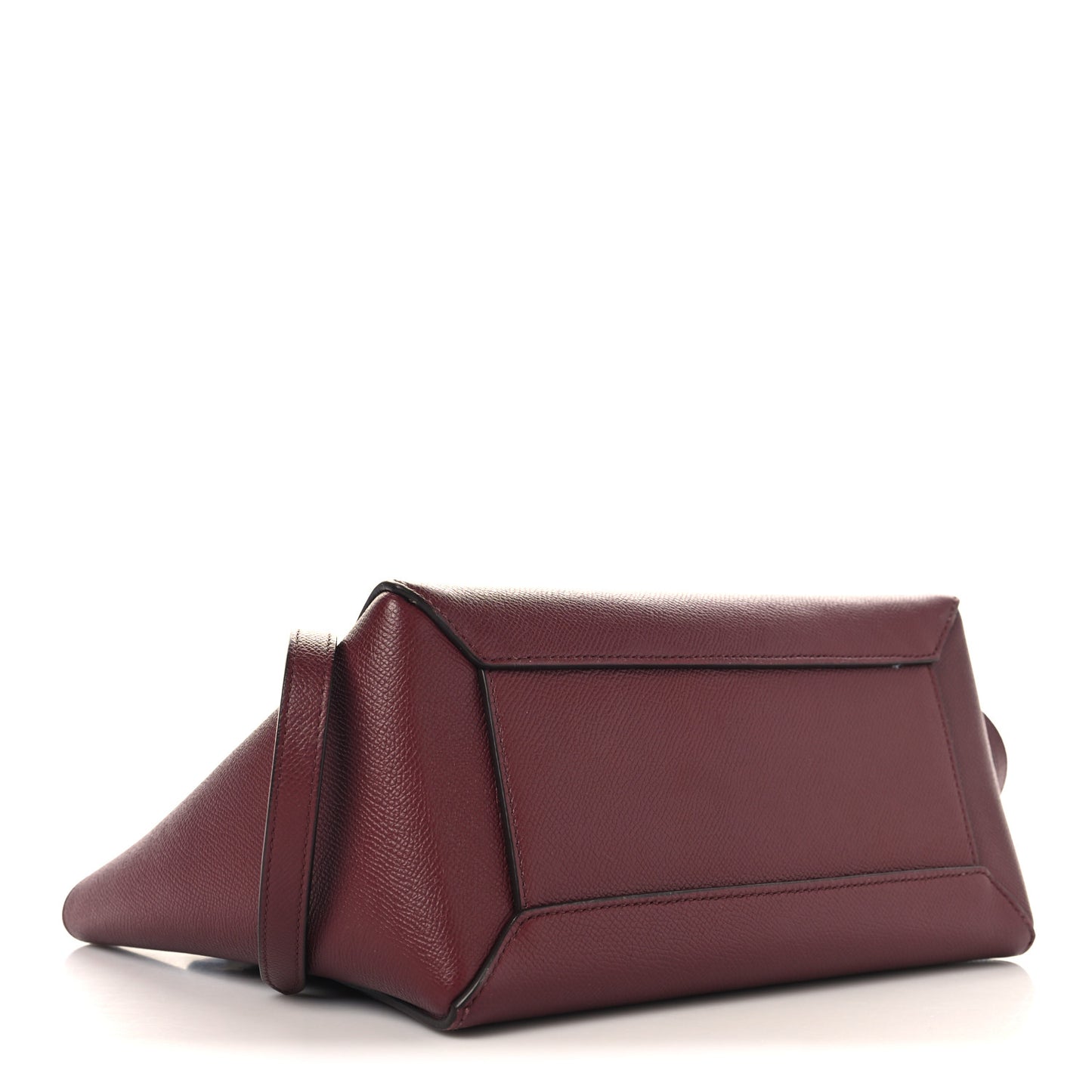 Grained Calfskin Micro Belt Bag Plum