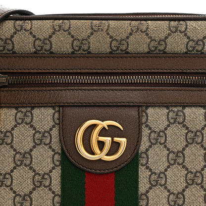Gucci GG Supreme Monogram Web Small Ophidia Messenger Bag Brown 8 of 13