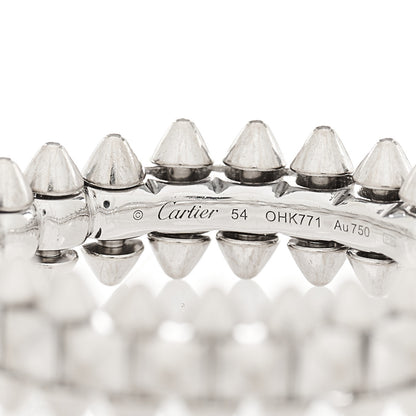 Cartier 18K White Gold SM Clash De Cartier Ring 54 6.75 4 of 4