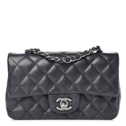 Chanel Iridescent Caviar Quilted Mini Rectangular Flap Black 1 of 11