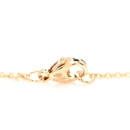 Louis Vuitton 18K Yellow Gold Diamond Cornelian B Blossom Medallion Pendant Necklace 3 of 5