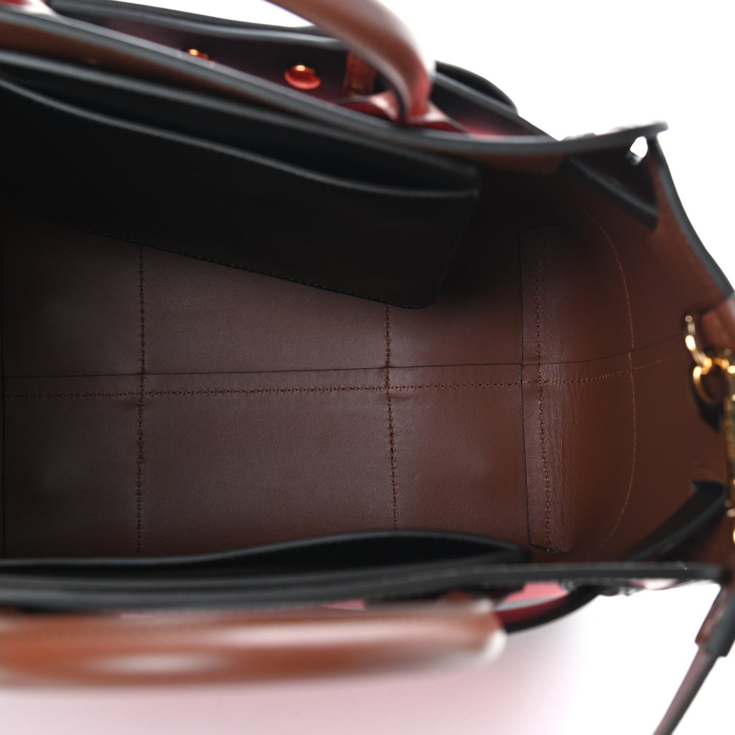 Smooth Calfskin Small Belt Bag Bright Red Tan Black