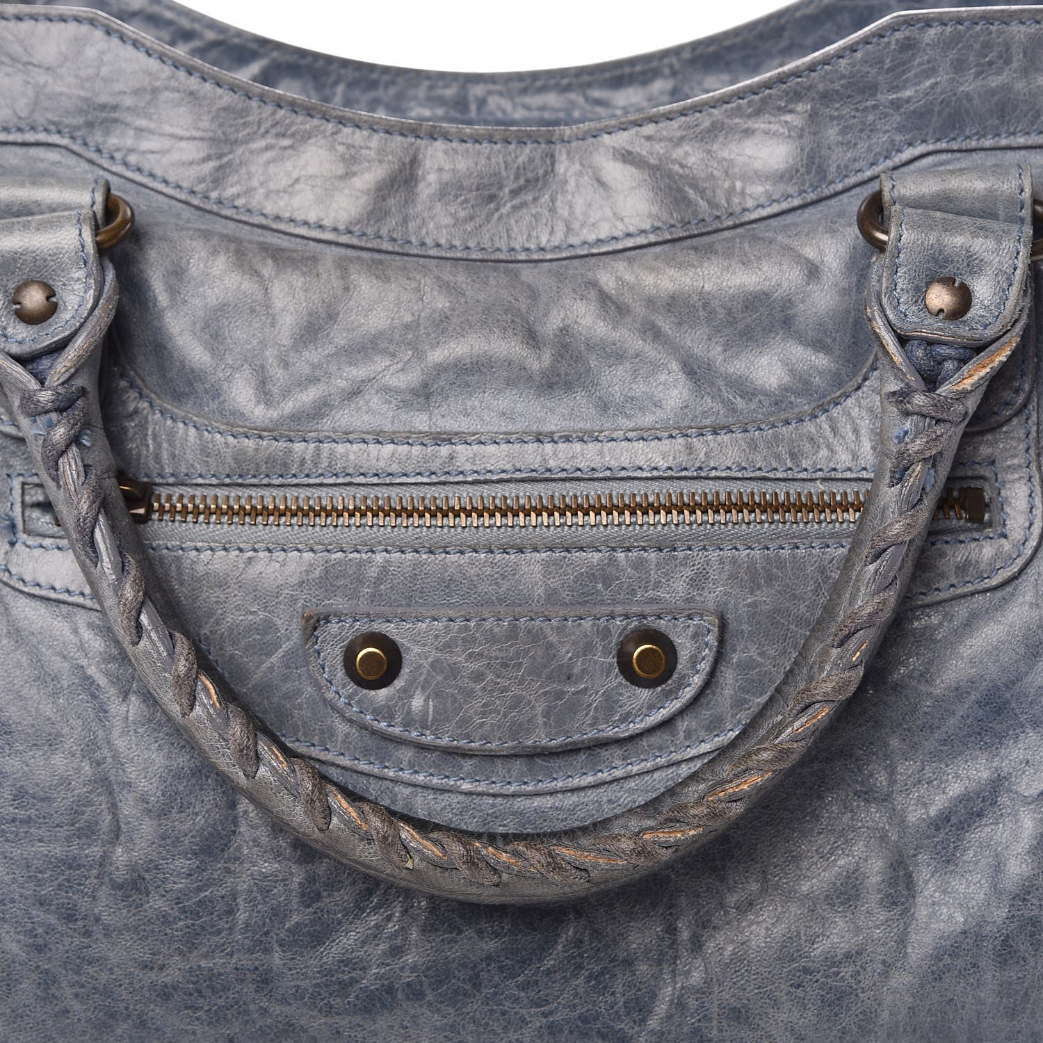 Balenciaga Agneau Classic Hardware City Bleu Glacier 13 of 15