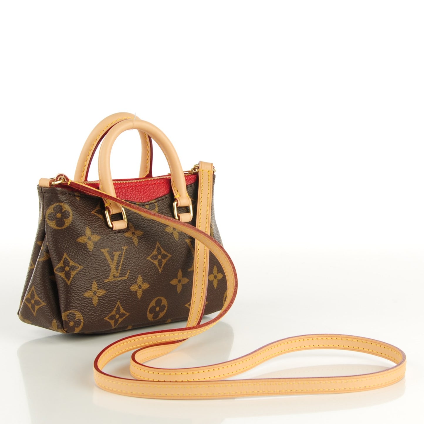 Monogram Nano Pallas Cherry