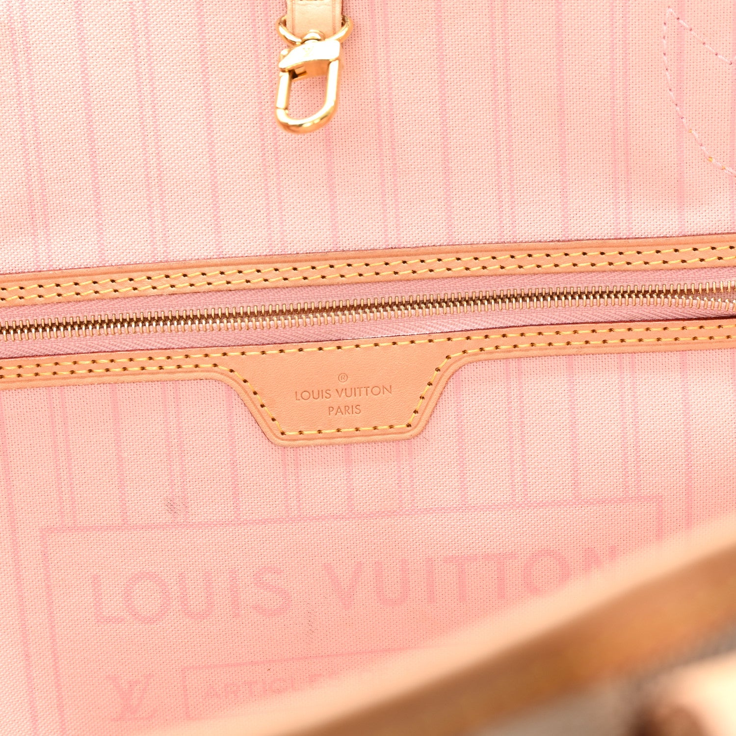 Louis Vuitton Damier Azur Neo Neverfull GM Rose Ballerine 6 of 11