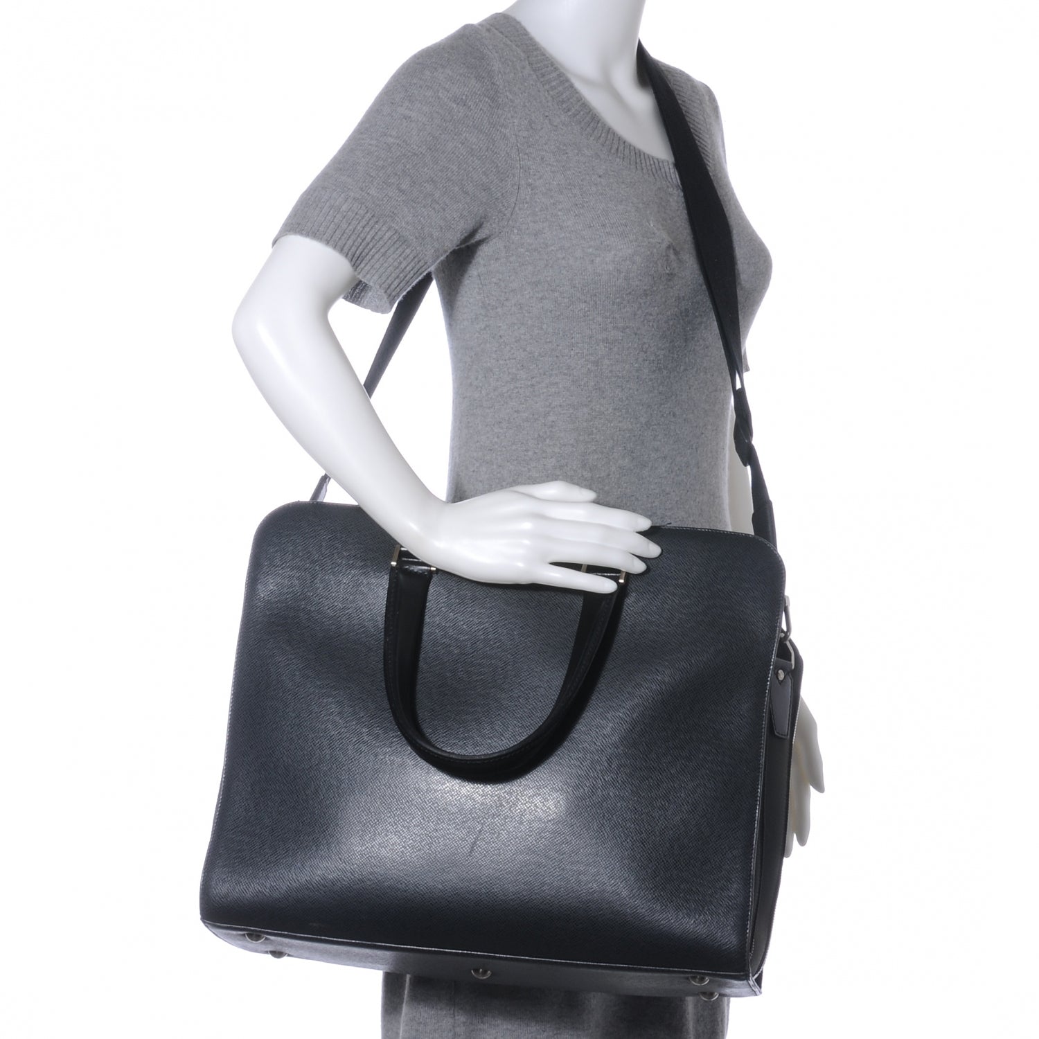 Louis Vuitton Taiga Nevski Briefcase Ardoise 2 of 7
