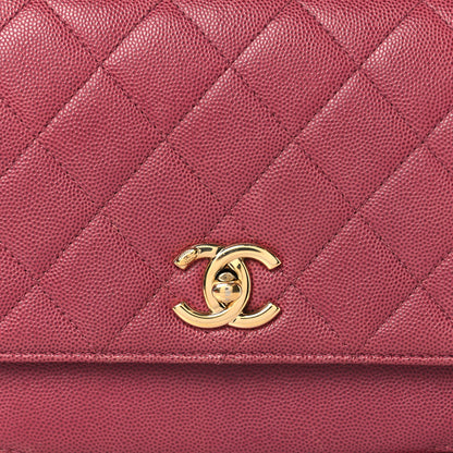 Chanel Caviar Quilted Medium Business Affinity Flap Pink 8 of 10