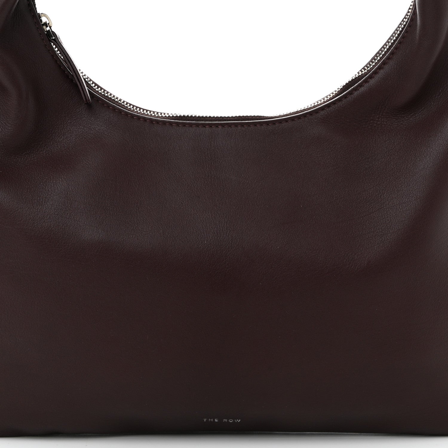 The Row Calfskin Small Everyday Shoulder Bag Eggplant 7 of 9