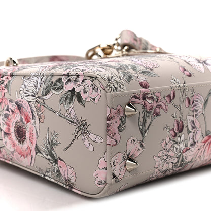 Christian Dior Calfskin Flower Printed Small My ABCDior Lady Dior Pink Multicolor 9 of 10