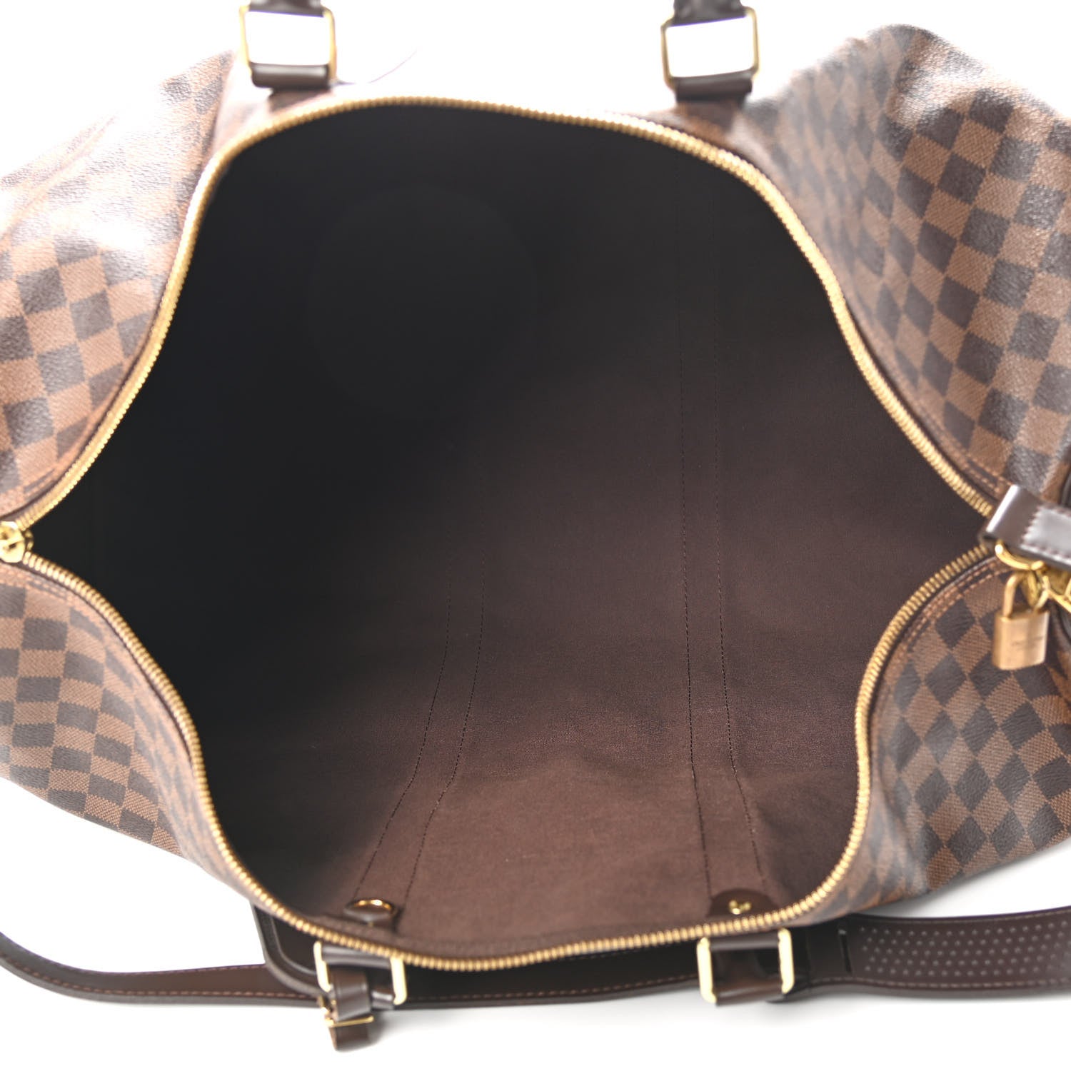 Louis Vuitton Damier Ebene Keepall Bandouliere 55 5 of 9