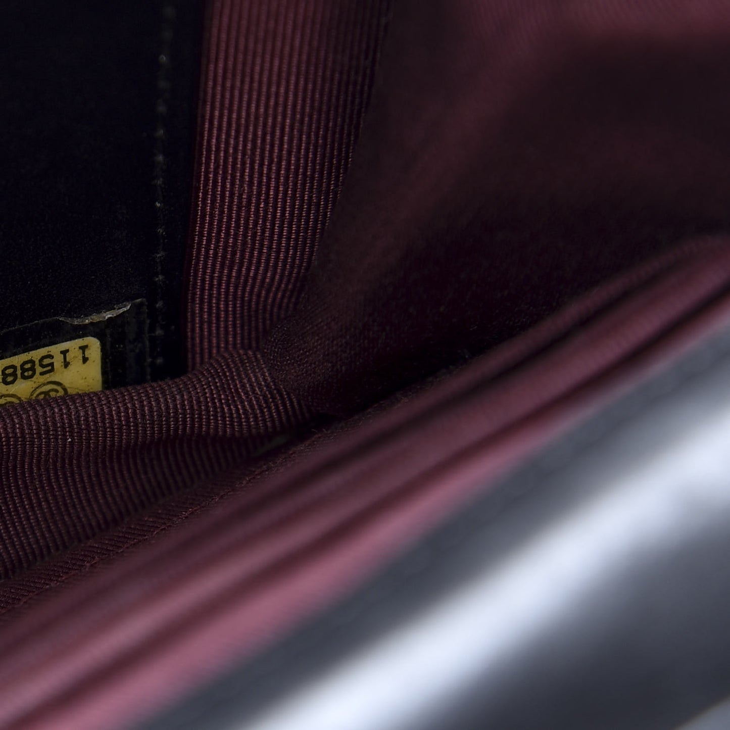 Aged Calfskin Quilted Reissue Wallet On Chain WOC Black