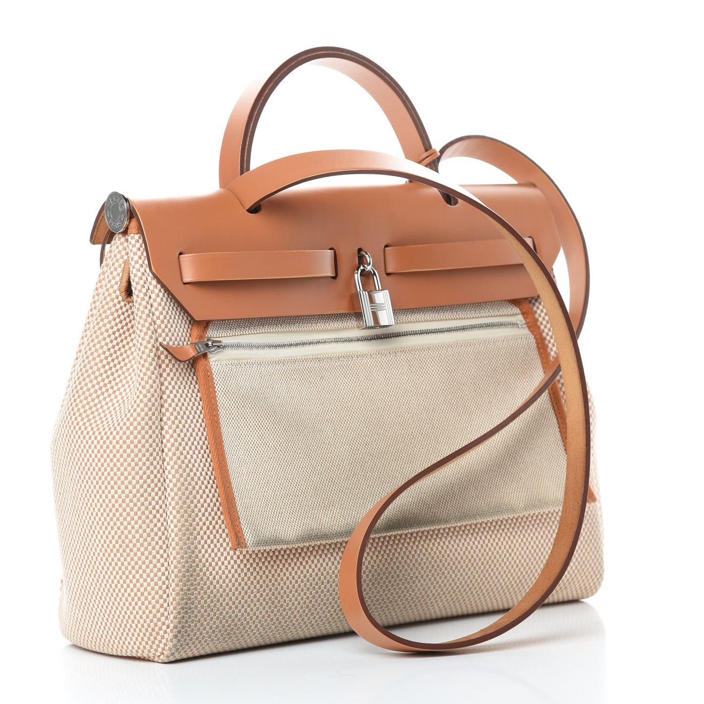 Vache Hunter Criss Viking Herbag Zip Retourne 31 PM Ecru Beige Naturel