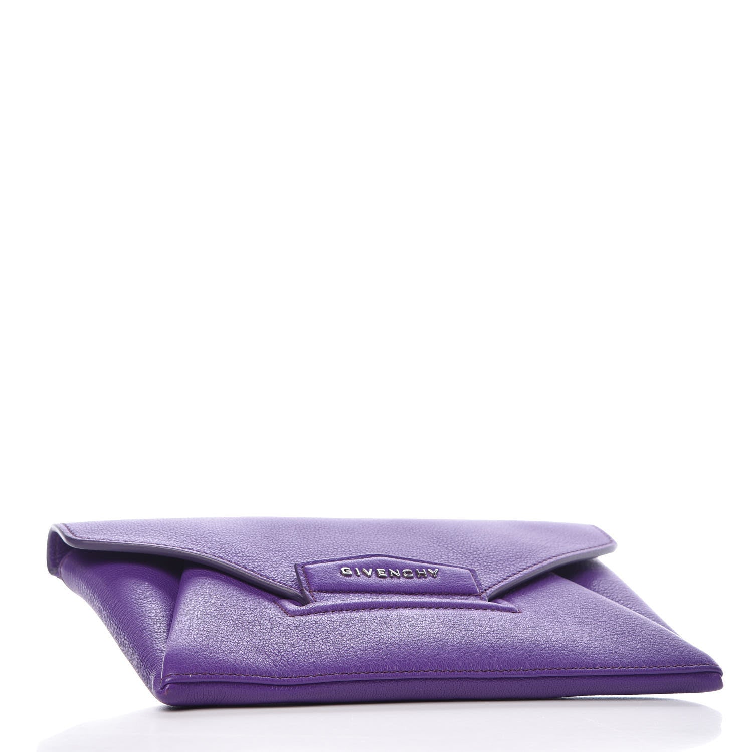 Givenchy Sugar Goatskin Small Antigona Envelope Clutch Purple 4 of 11