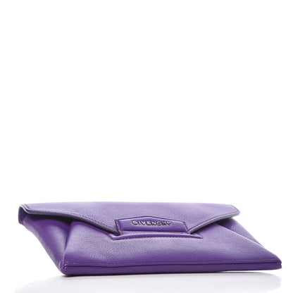 Givenchy Sugar Goatskin Small Antigona Envelope Clutch Purple 4 of 11