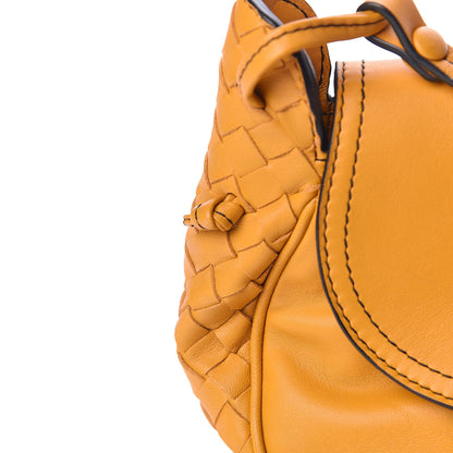 Bottega Veneta Nappa Intrecciato Small Nodini Flap Crossbody Marigold 10 of 11