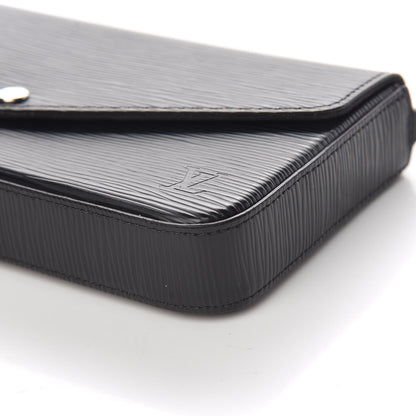 Louis Vuitton Epi Pochette Felicie Black 11 of 12