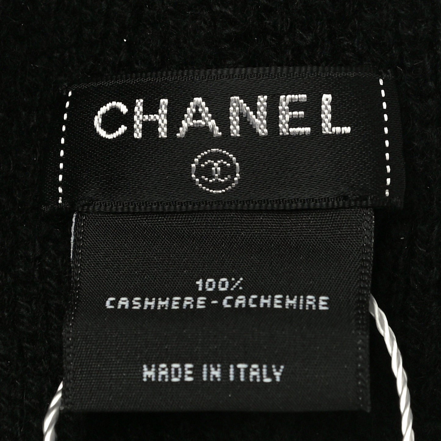 Cashmere CC Logo Beanie Hat Black