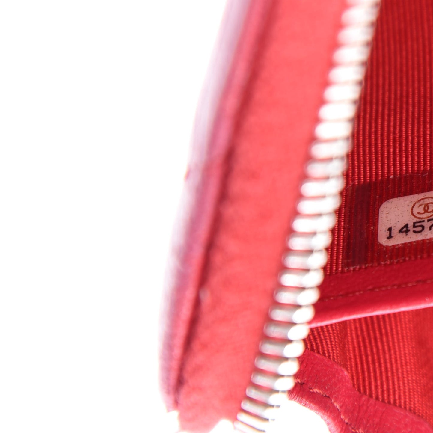 Lambskin Quilted Zip Around Wallet Dark Pink
