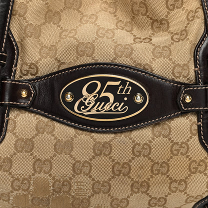 Gucci Monogram Large Horsebit 85th Anniversary Hobo Dark Brown 9 of 15