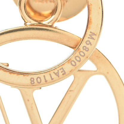 Louis Vuitton LV Circle Bag Charm Key Holder Gold 3 of 4