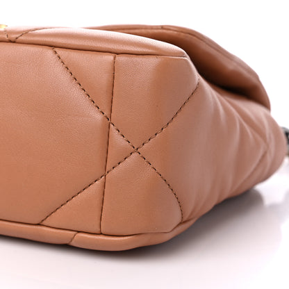 Chanel Lambskin Quilted Medium Chanel 19 Flap Brown 8 of 8