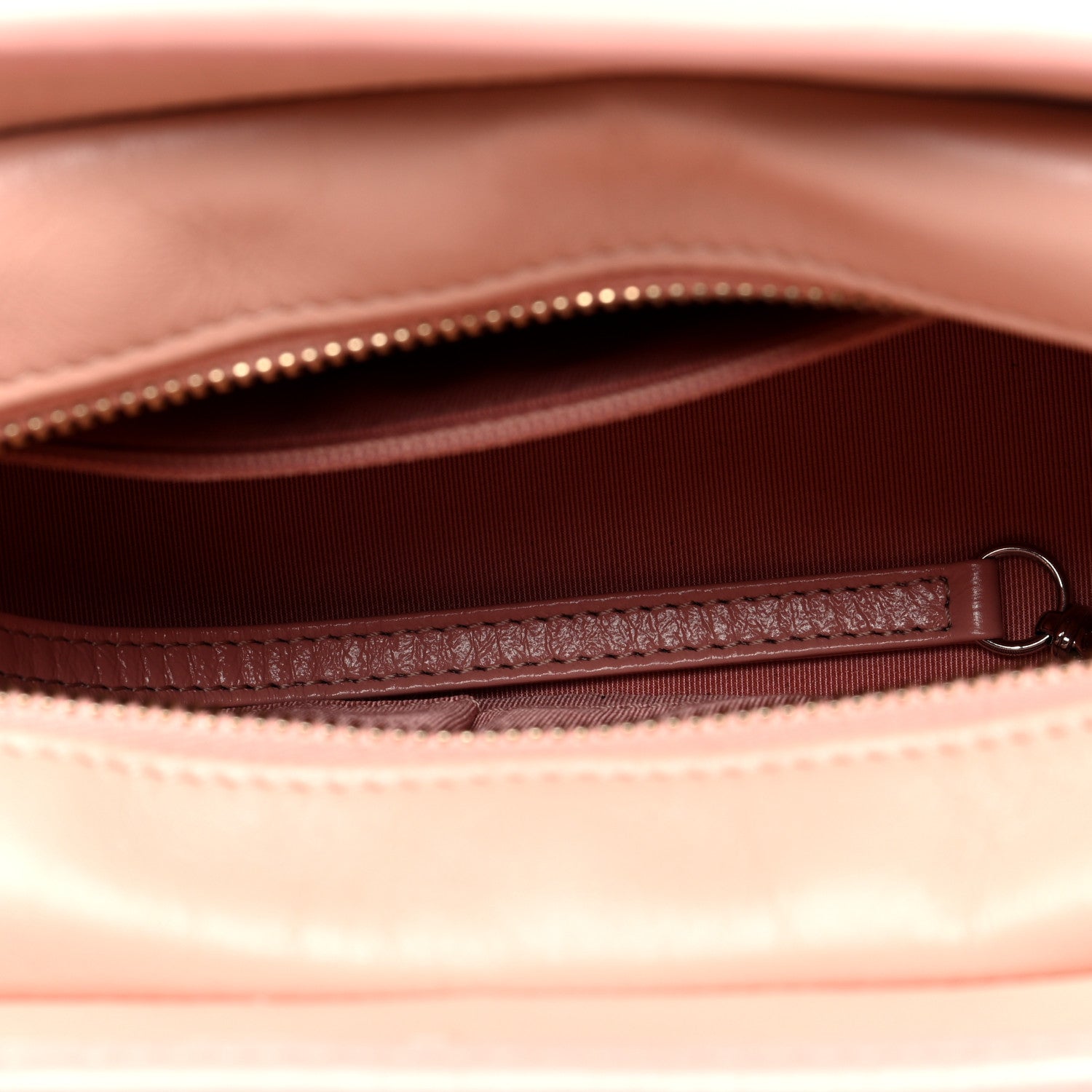 Chanel Aged Calfskin Chevron Quilted Small Gabrielle Hobo Pink 5 of 10
