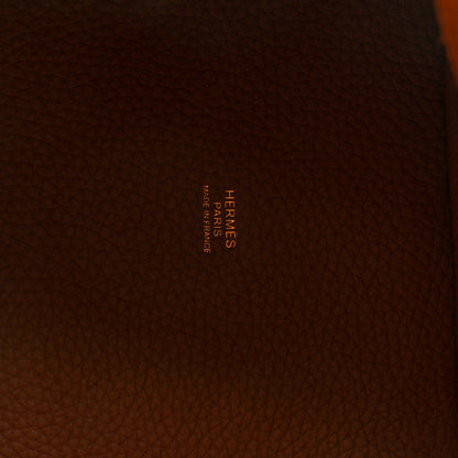 Hermes Taurillon Clemence Picotin Lock 18 PM Gold 6 of 11