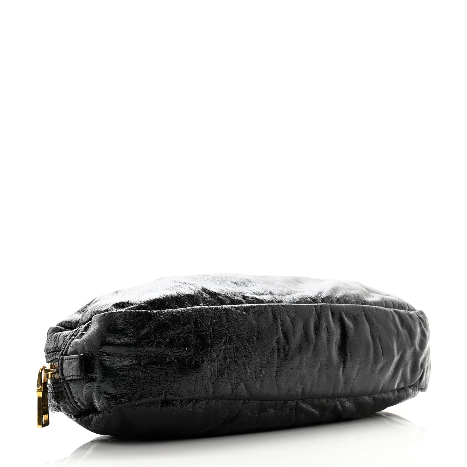 Prada Vernice Cosmetic Pouch Black 4 of 11