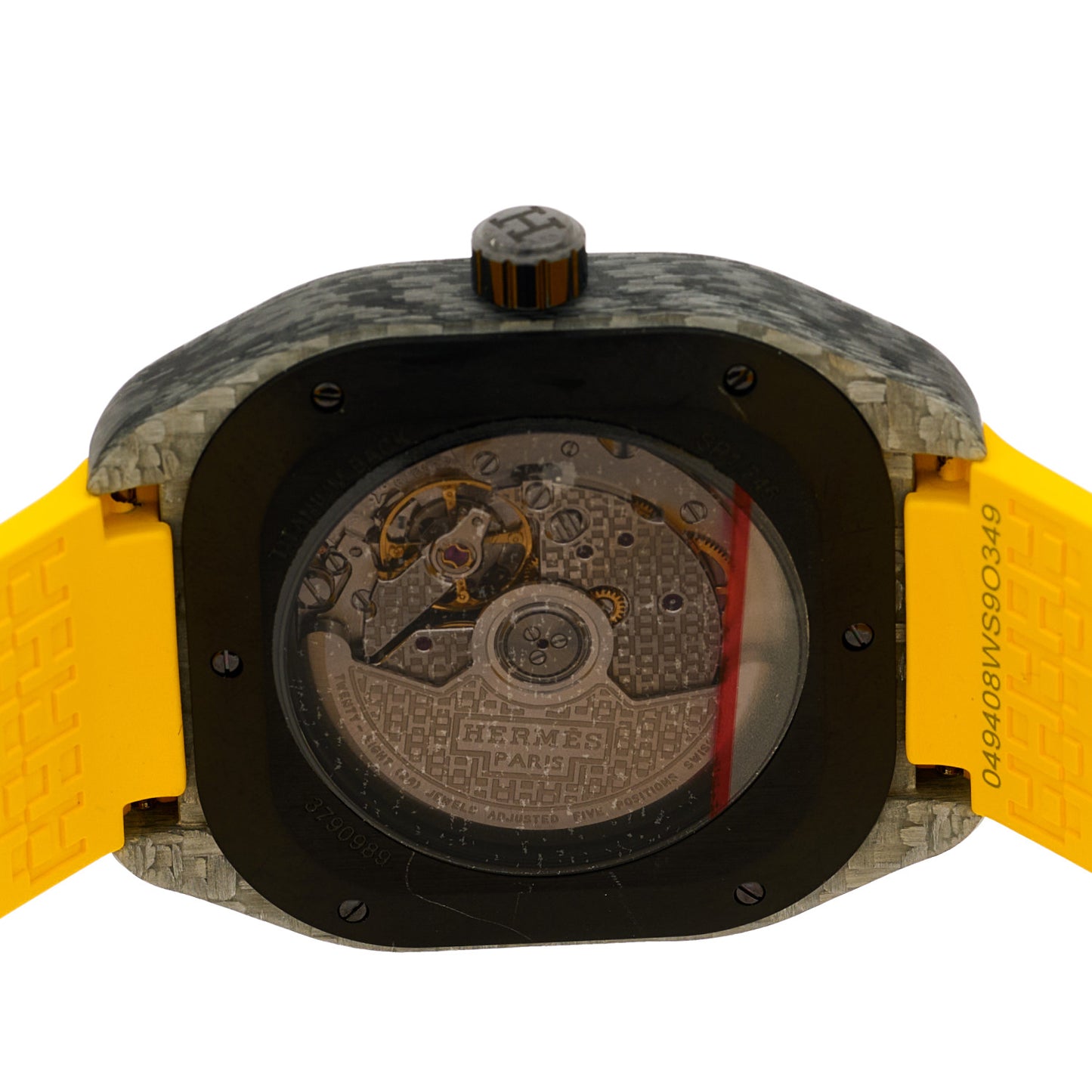 Glass Fiber Ceramic Rubber 39mm H08 Automatic Watch Yellow