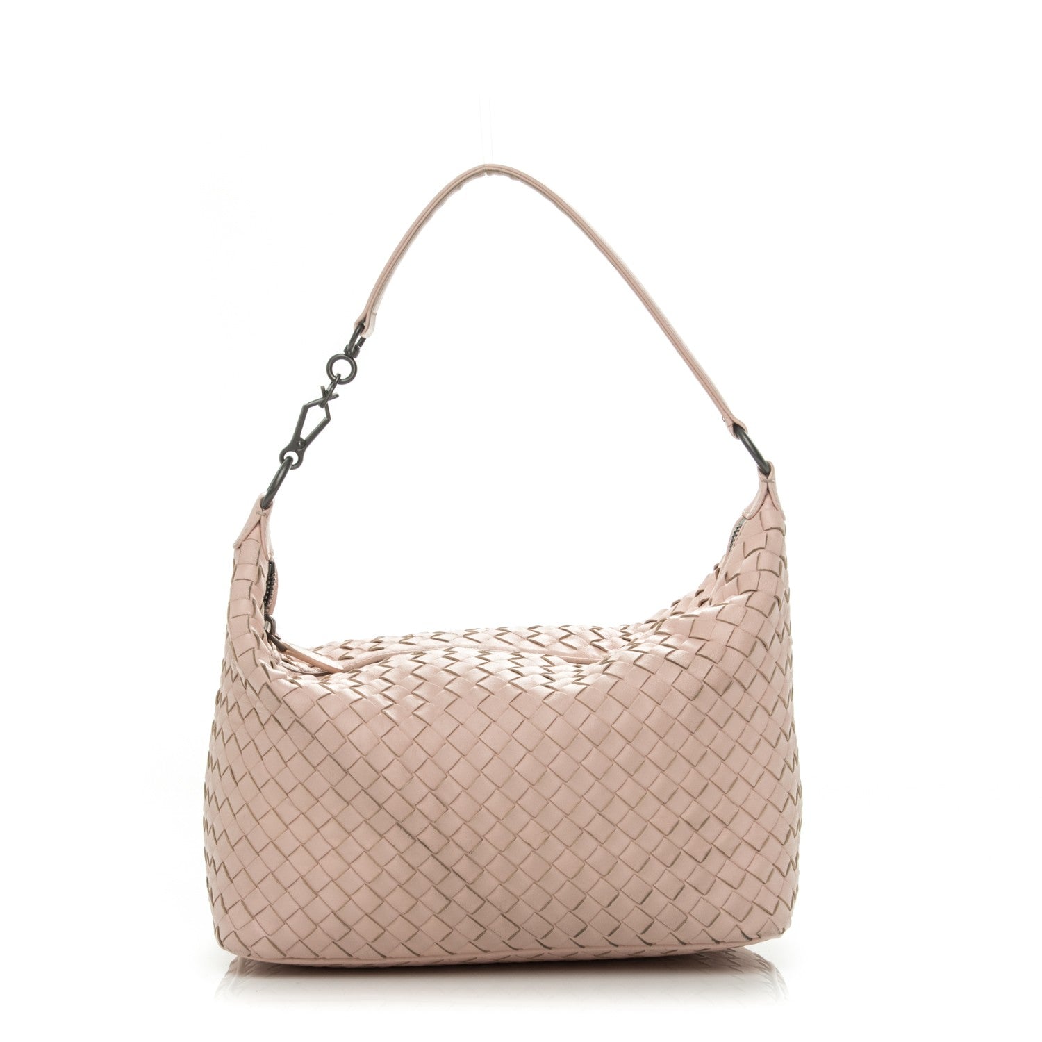 Bottega Veneta Nappa Intrecciato Small Shoulder Bag Petale 1 of 8