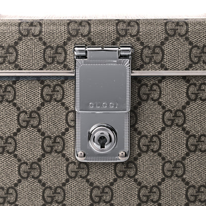 Gucci GG Supreme Monogram Globe-Trotter Beauty Case Brown 8 of 14