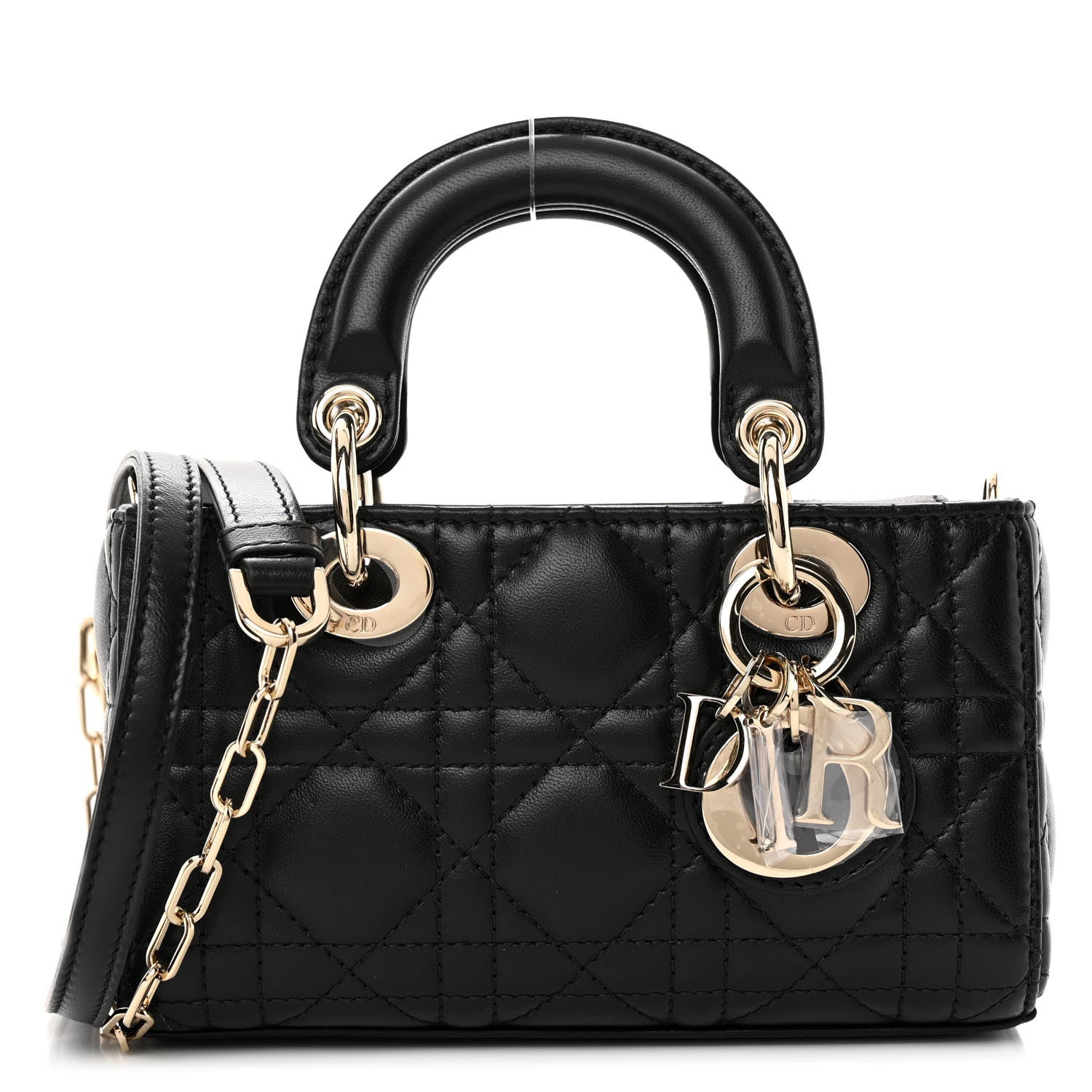 Christian Dior Lambskin Cannage Micro Lady D-Joy Black 1 of 10