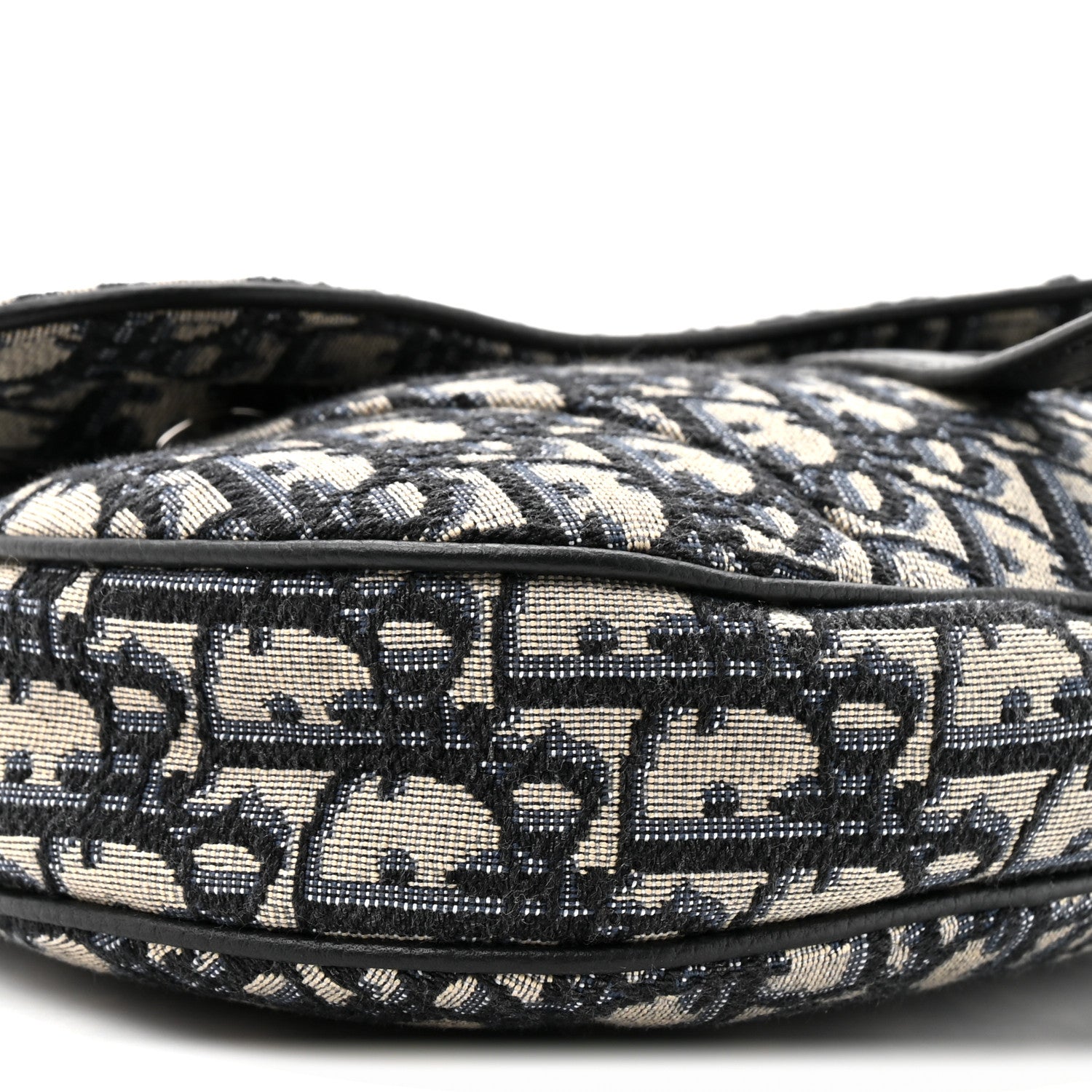 Christian Dior Oblique Mens Saddle Bag Blue 10 of 10