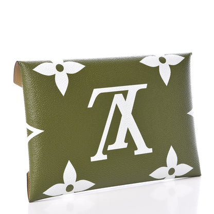Louis Vuitton Monogram Giant Large Kirigami Pochette Kaki 3 of 8