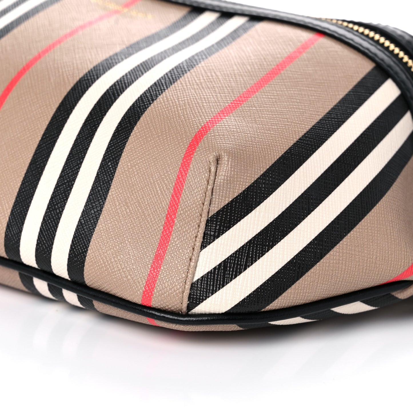 E-Canvas Icon Stripe Sonny Bum Bag Archive Beige