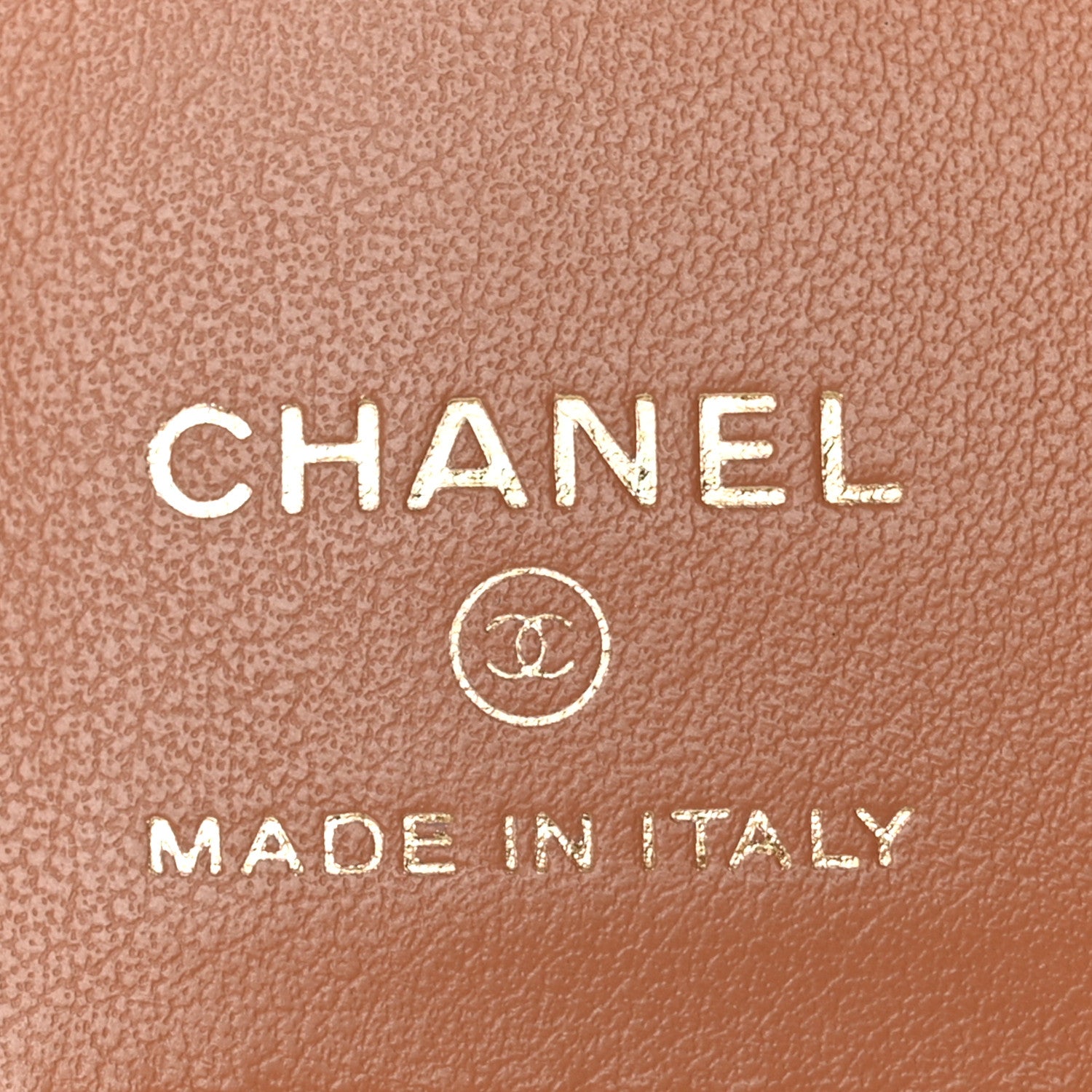 Chanel Lambskin Quilted Chanel 19 Passport Holder Brown 6 of 11