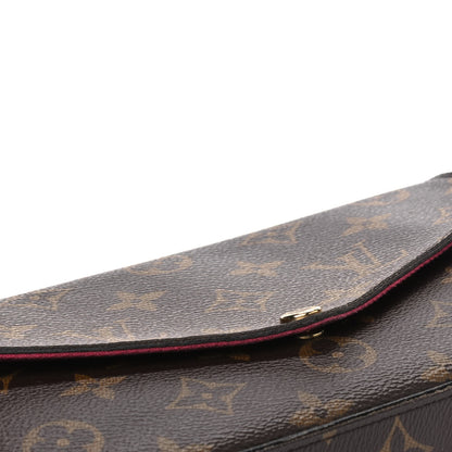 Louis Vuitton Monogram Pochette Felicie Chain Wallet Fuchsia 6 of 8