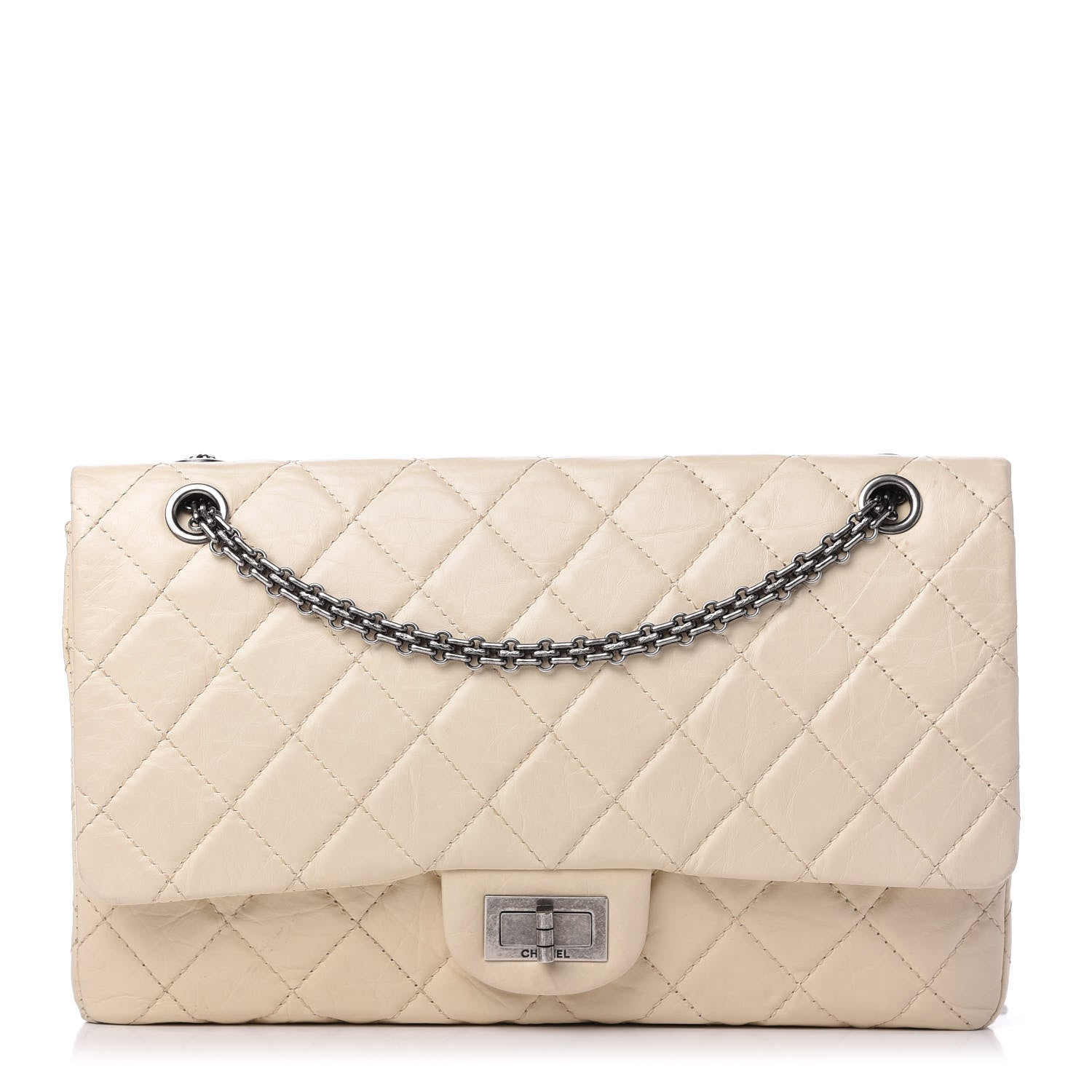 Chanel Aged Calfskin Quilted 2.55 Reissue 227 Flap Beige 1 of 10