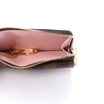 Louis Vuitton Damier Ebene Recto Verso Card Holder Rose Ballerine 6 of 7