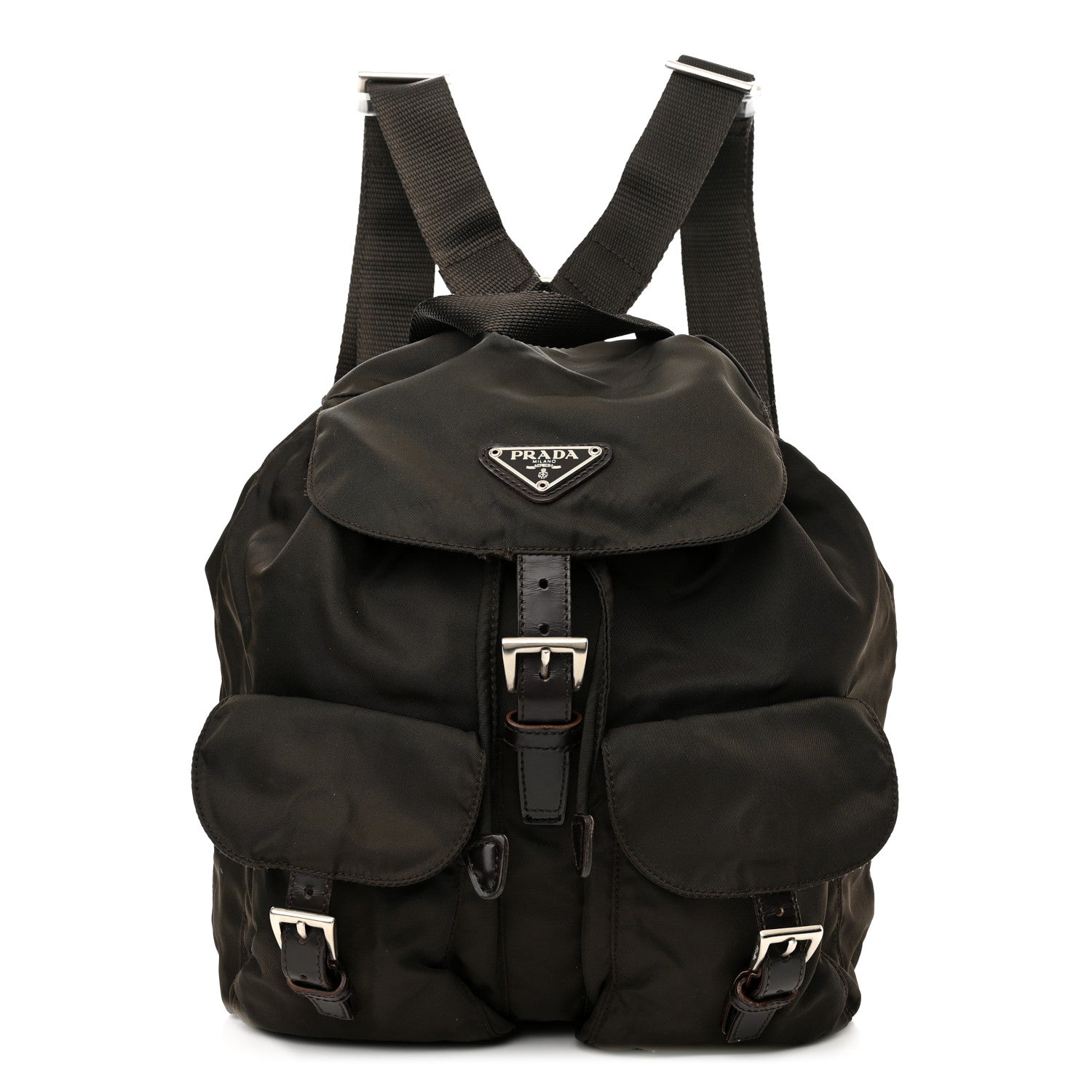 Prada Nylon Vela Small Backpack Ebano 1 of 11