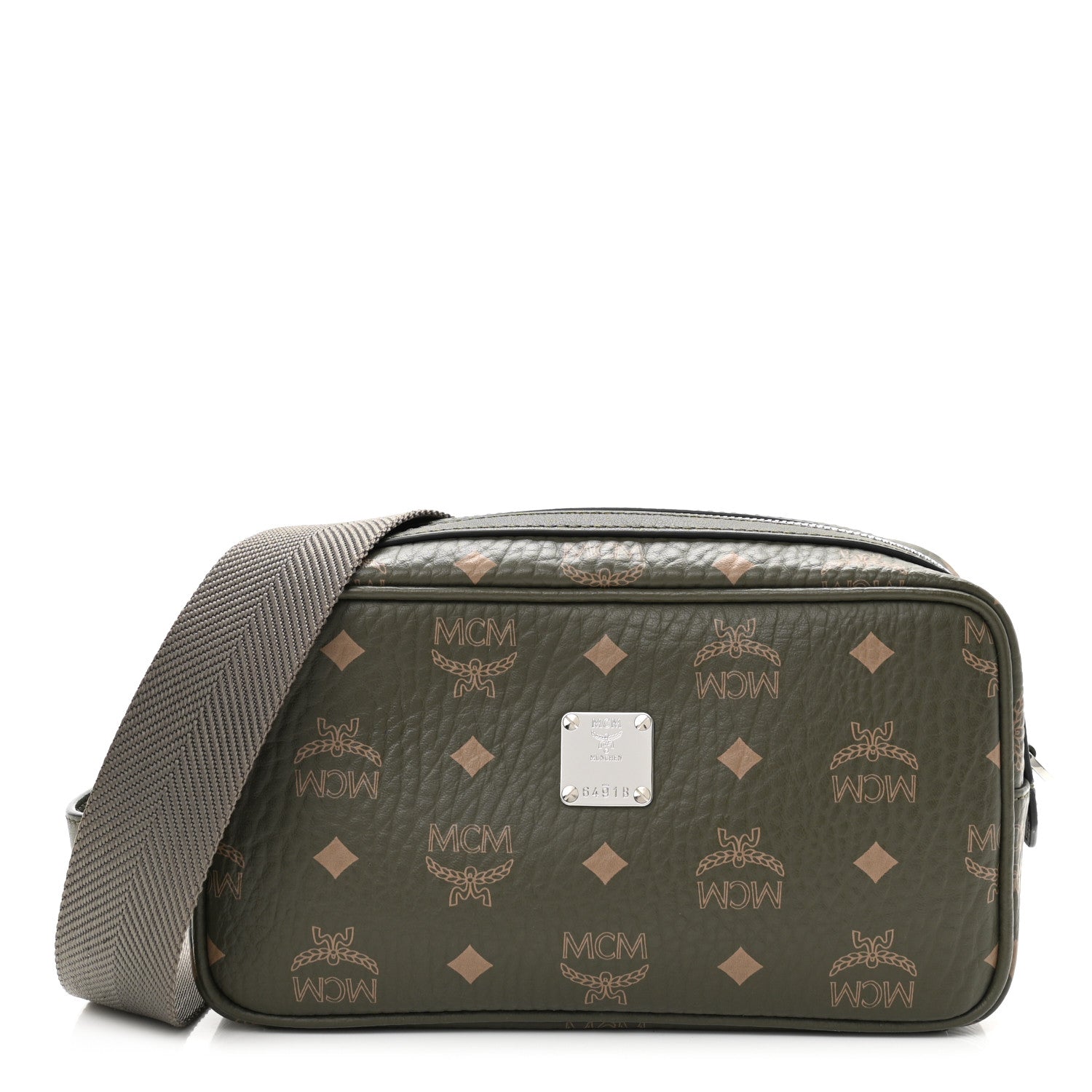 MCM Visetos Wash Crossbody Sea Turtle 1 of 9