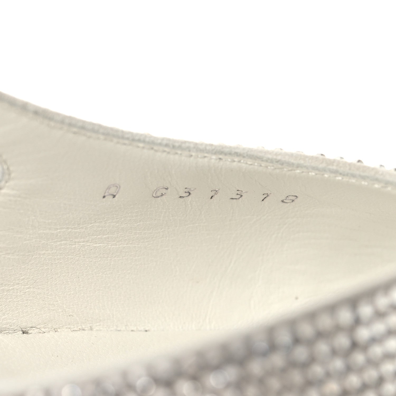 Chanel Strass Grosgrain Cap Toe CC Slingback Pumps 36 Silver Black 7 of 9